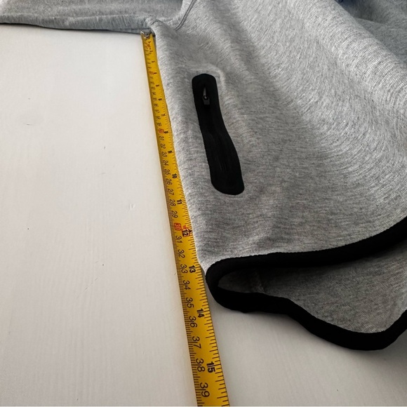 NIKE *Tech Fleece* Asymmetrical Full Zip Hoodie Grey / Black Trim Women's Size S - Picture 7 of 12